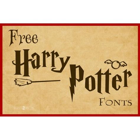 Harry Potter Lettering Template