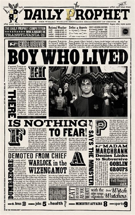 Harry Potter Newspaper Printables
