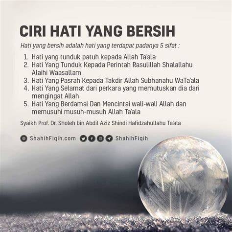 Hati yang bersih