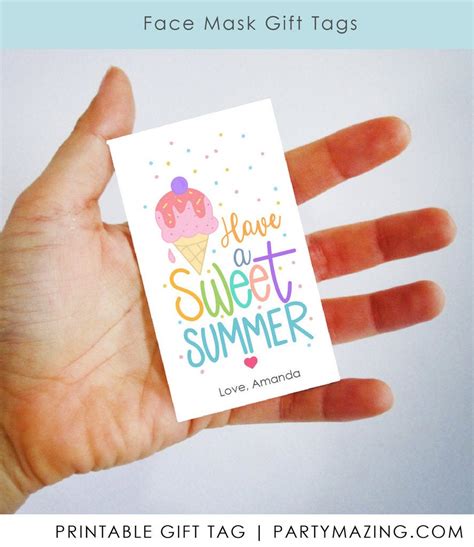 Have A Sweet Summer Free Printable Tag
