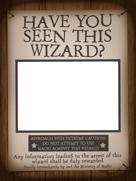 Have You Seen This Wizard Printable