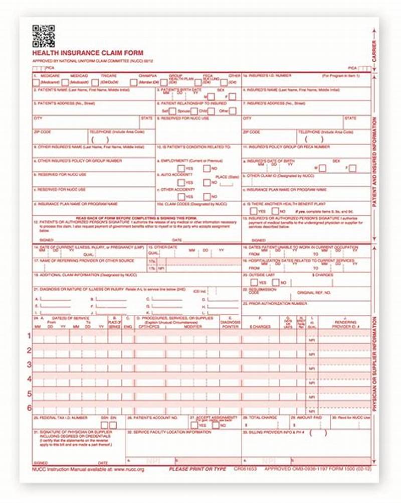 Hcfa Form Example