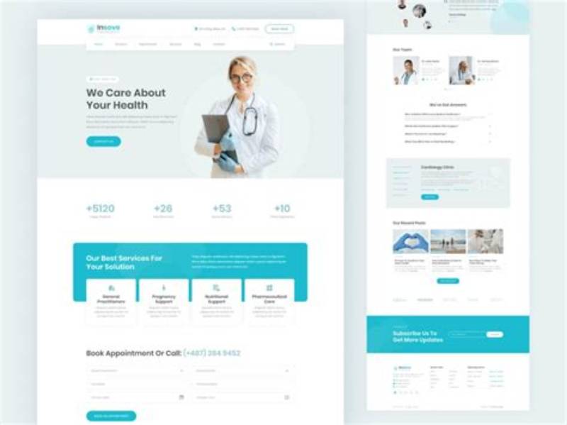 Health Clean Simple Bootstrap Template