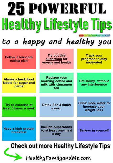 Healthy lifestyle tips