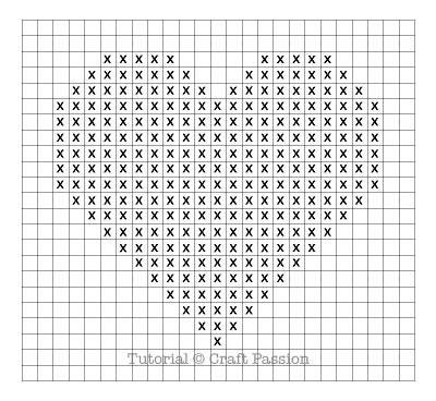 Heart Knitting Pattern Chart