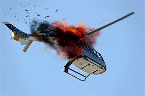 Helicopter Crash Explosion