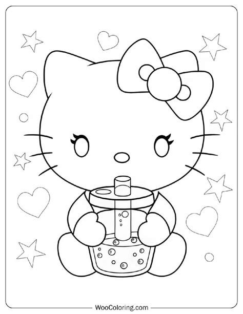 Hello Kitty Coloring Sheet Printable