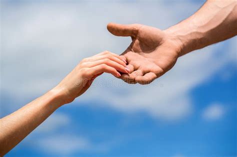 Helping hand reaching out