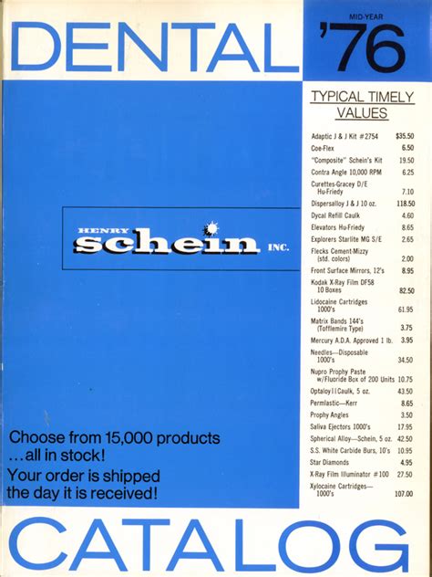 Henry Schein Catalog