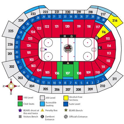 Hershey Bears Seating Chart
