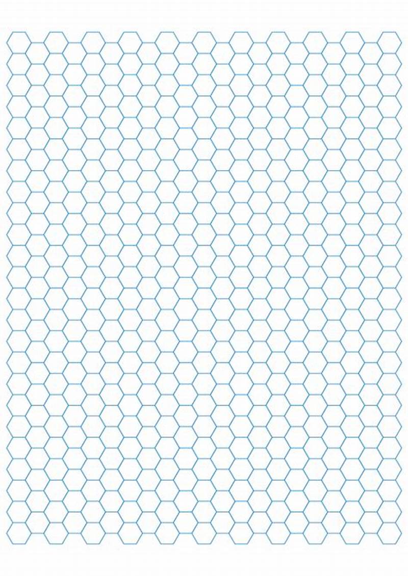 Hexagonal Graph Paper Printable