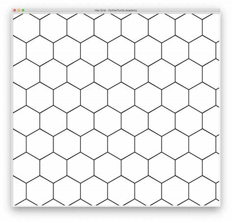 Hexagonal Grid Pattern