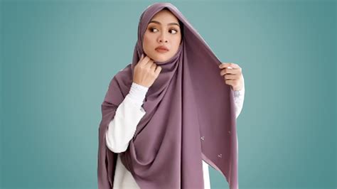 Hijab Pashmina Segi Empat