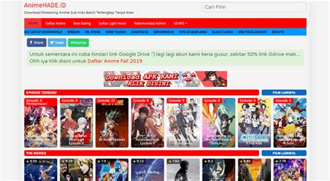 Hindari Situs Nonton Anime yang Mempunyai Link Download