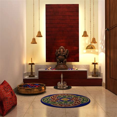 Hindu Prayer Room Lighting