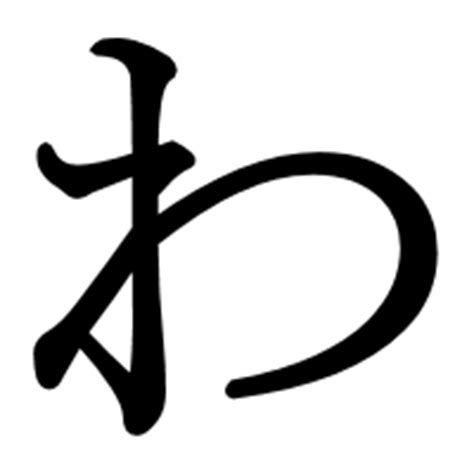 Hiragana wa katakana