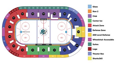 Hockey Arena Seating Chart