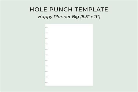 Hole Punch Template