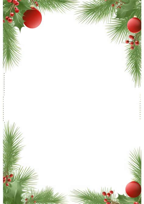 Holiday Border Template