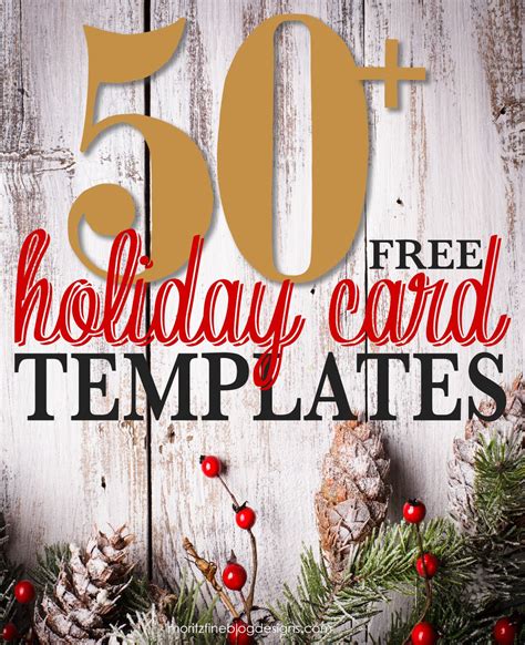 Holiday Card Templates Free Download