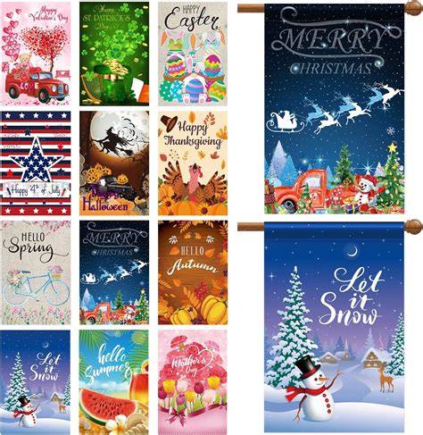 Holiday Decorative Flags