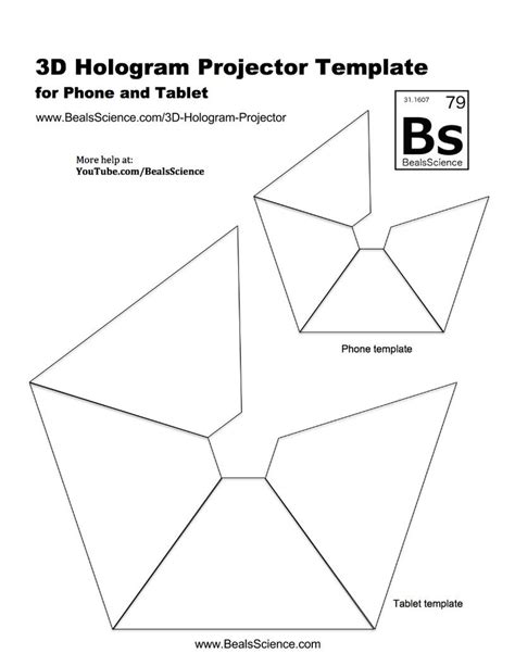 Hologram Template For Ipad