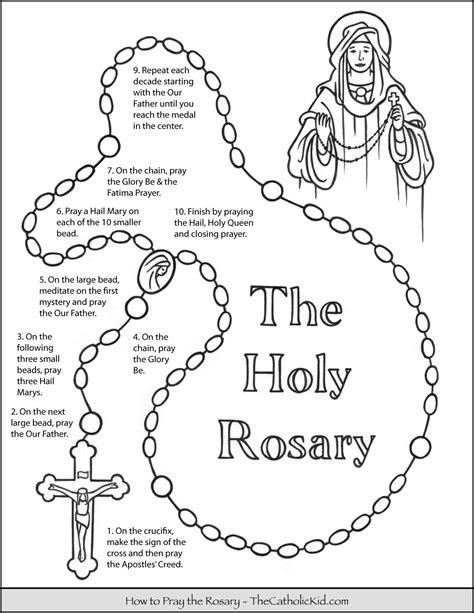 Holy Rosary Printable