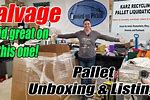 Home Depot Salvage Pallets Unboxing