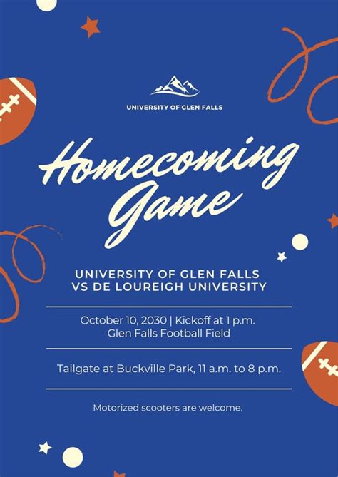 Homecoming Flyer Template Free