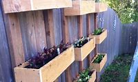 Homemade Wooden Fence Planter