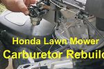 Honda 160 Lawn Mower Carburetor Repair