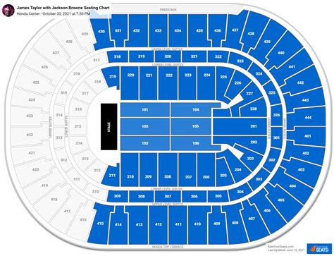 Honda Center Seating Chart Concert
