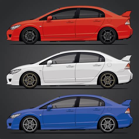 Honda Civic FD2 Type R side view