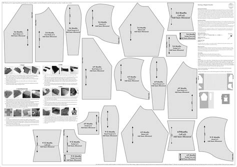 Hoodie Sewing Template