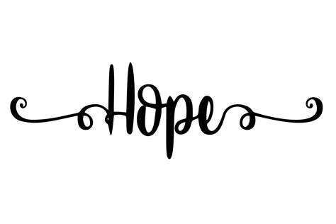 Hope Word Art