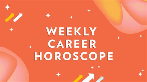 Horoscope Weekly Career