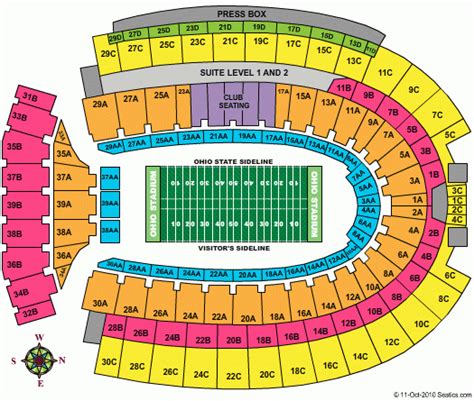 Horseshoe Stadium Seating Chart