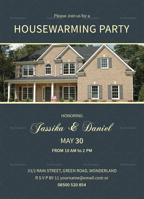 Housewarming Invitation Template