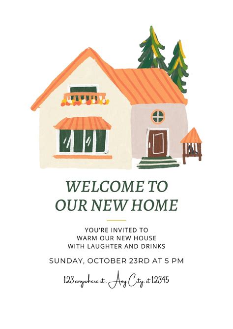 Housewarming Invitations Templates