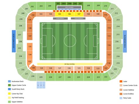 Houston Dynamo Seating Chart