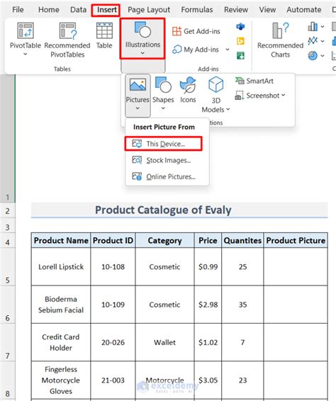 How Do I Create A Catalog In Excel