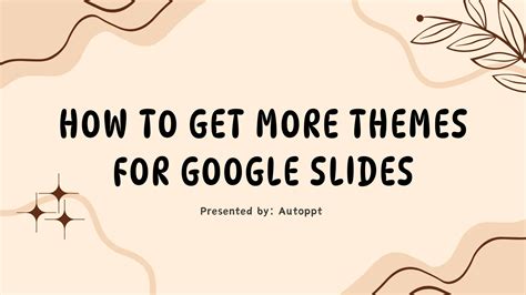 How Do I Get More Templates For Google Slides