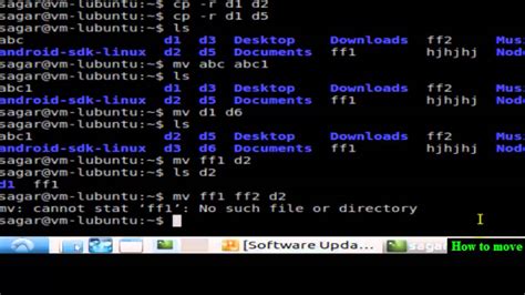 How Do You Move Files into Directories Unix