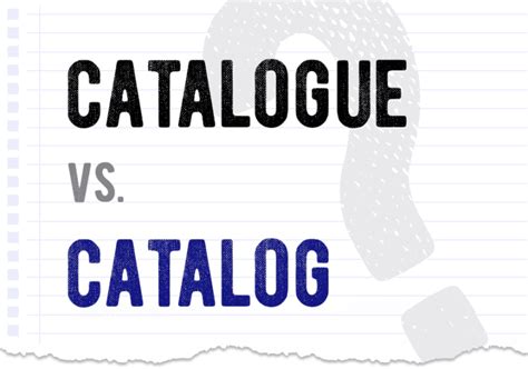 How Do You Spell Catalogue In Usa
