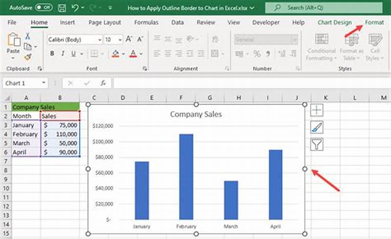 How To Add Border To Excel Chart