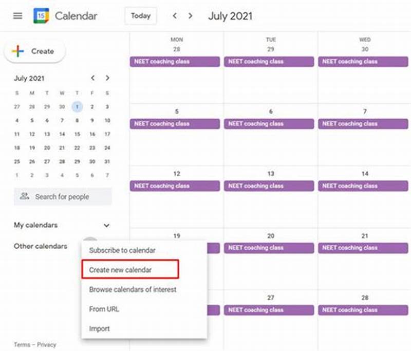 How To Add Classes In Google Calendar