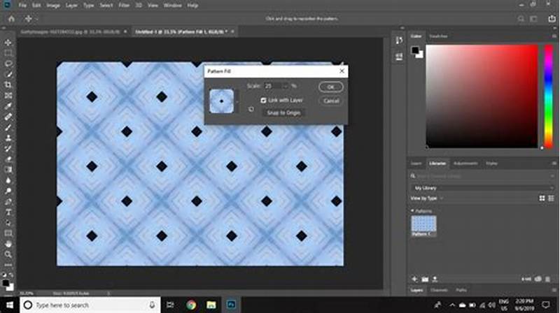 How To Add Custom Pattern In Photoshop