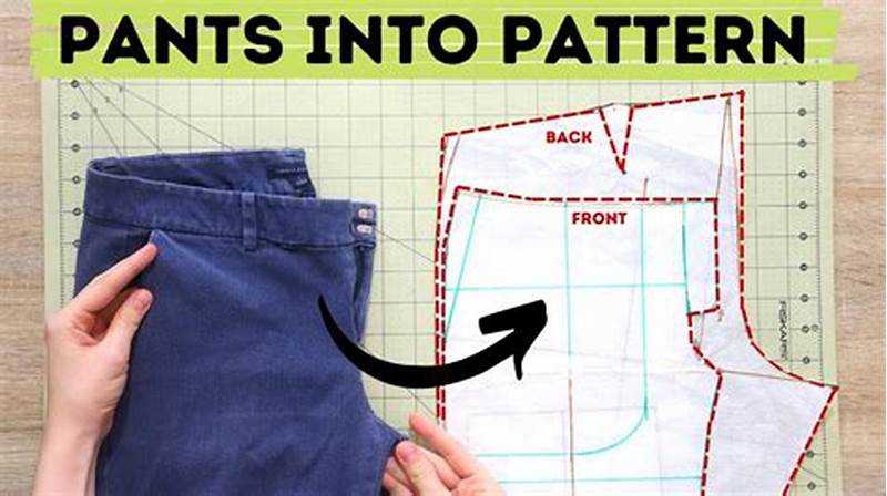 How To Add Darts To Pants Pattern