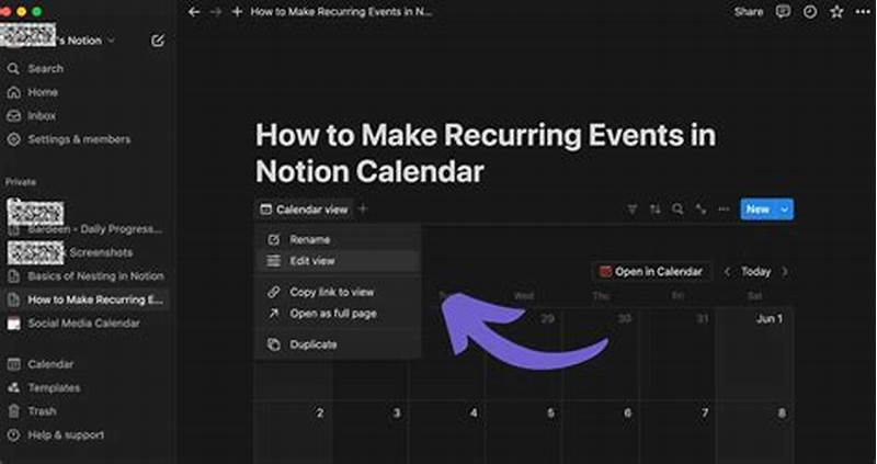How To Add Events To Notion Calendar