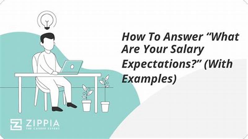 How To Answer Salary Expectations Sample Answer